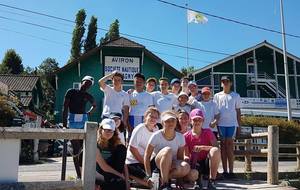 Stage de l'ascension jeunes rameurs