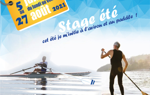 Stage été aviron paddle 2021