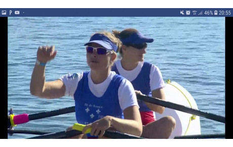 Nathalie COLLET et Diane DELALLEAU médaillées, retour sur les championats d'aviron de mer à Victoria