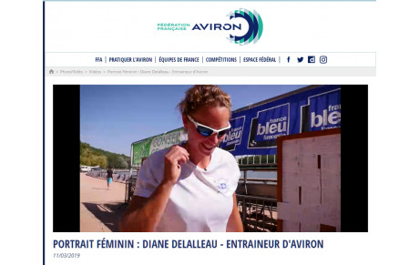  Portrait féminin : Diane Delalleau - Entraineur d'aviron à la SNL