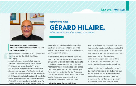 Rencontre avec Gérard Hilaire président de la SNL