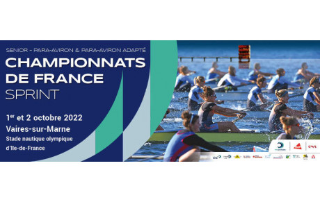 Championnats de sprint senior à Vaires-sur-Marne - 1er et 2 octobre 2022